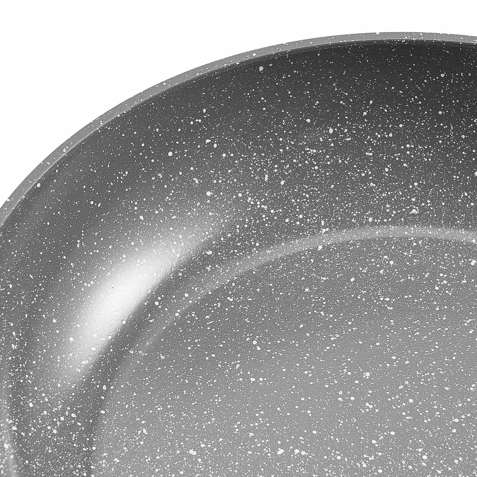 Aluminium Frying Pan Set Non Stick Coating Grey Kitchenware_voghion.com